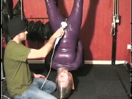 Dee Brisbane Bagged - Wow I loved doing this movie for 10 years I have searched for videos of women  upside down while being bagged ect.. And never found one!!!. So I assume this could be another first for us. To sum it up I have dee  from her feet her hands are cuffed behind her back. She is hit not only with a clit stim but also a violet wand just to make her squirm a bit more. She is bagged multiple times and im sure youl agree how far this **** has come in such a short time. At the end I leave the room as she is still hagging there and still bagged looking for air thats not there. This is one hot video and I do hope other video producers follow suit here and try this kind of set up as id love to see more action like this.